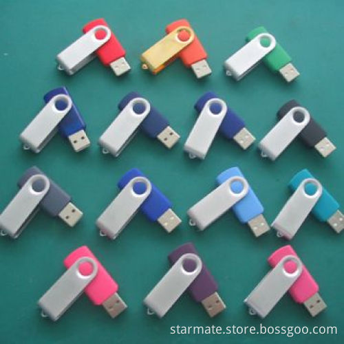 Durable Promotional Swivel USB Flash Drives, OEM and ODM Orders Welcomed, Plug-and-play Function
